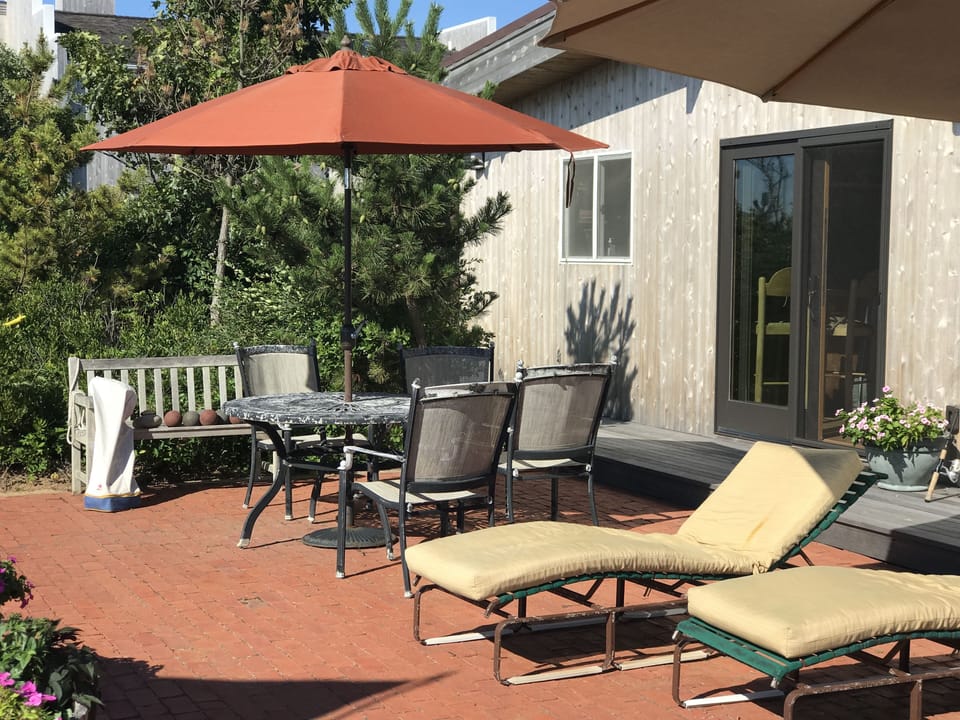 Rear patio