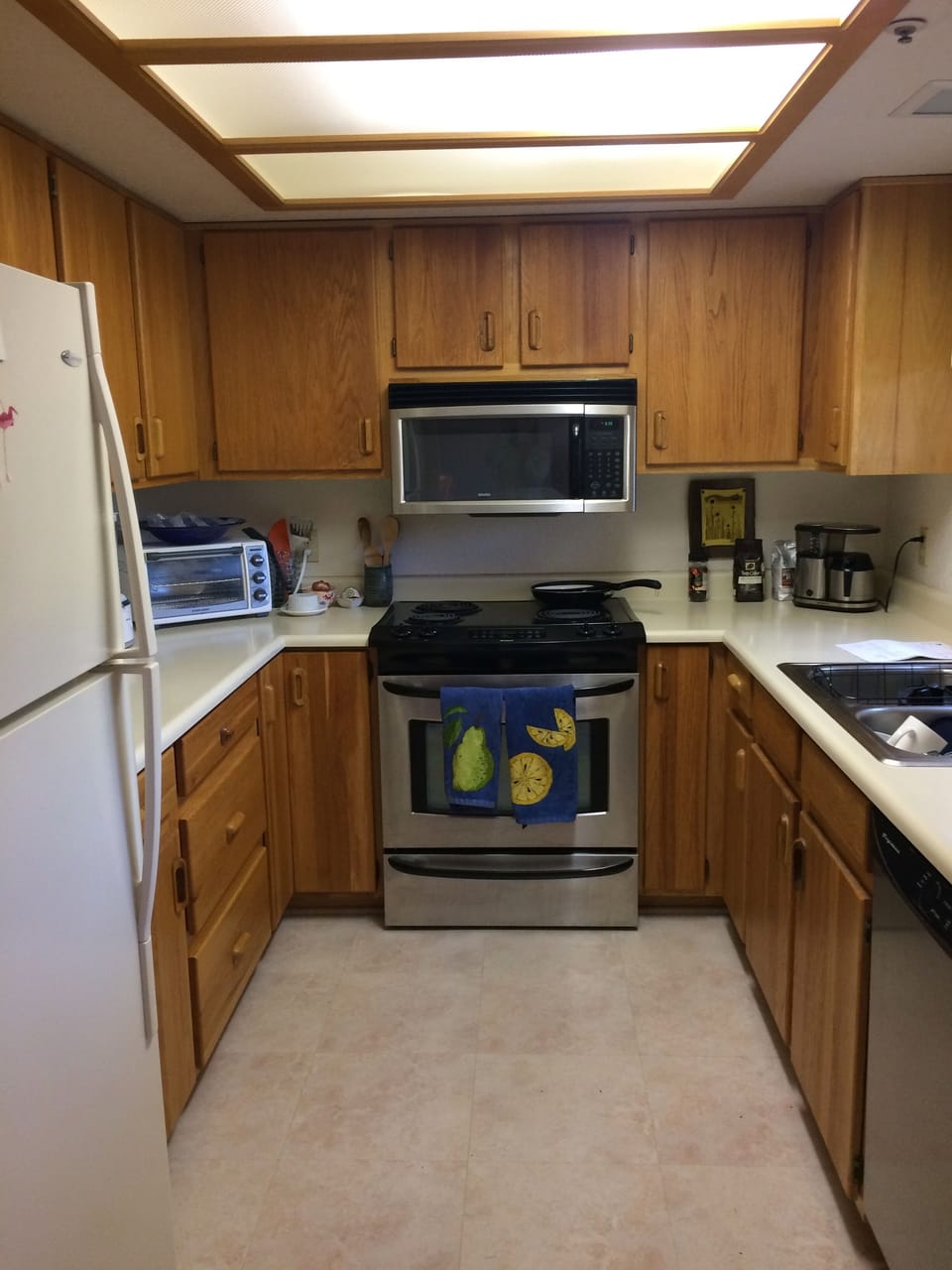Galley type kitchen