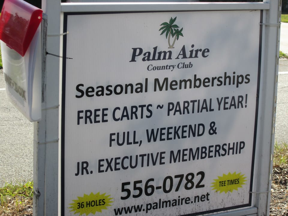 Palm Aire Championship golf offers many membership options
