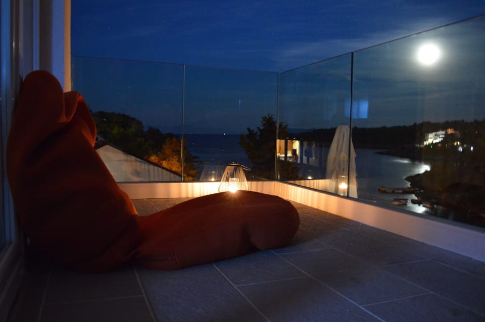 Night view from the balcony