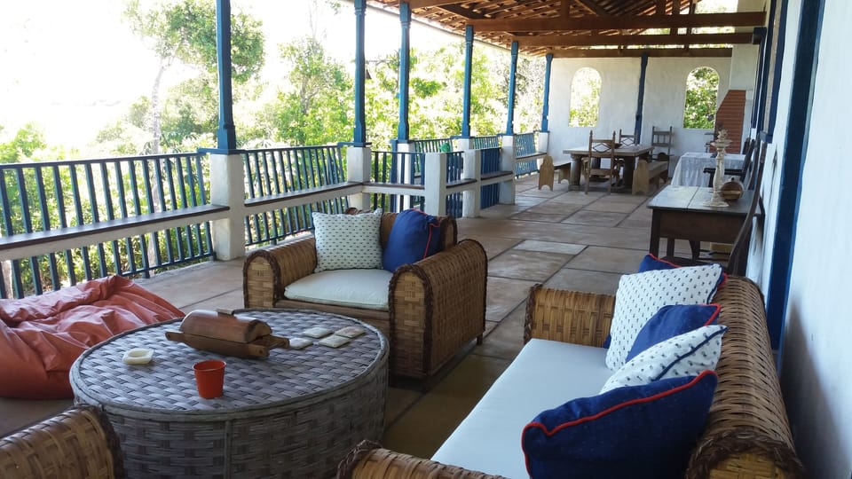 Sitting area on the veranda