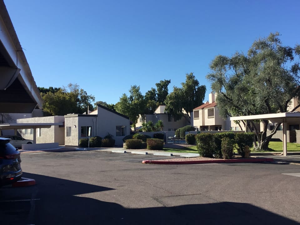 View of remodeled exercise building.