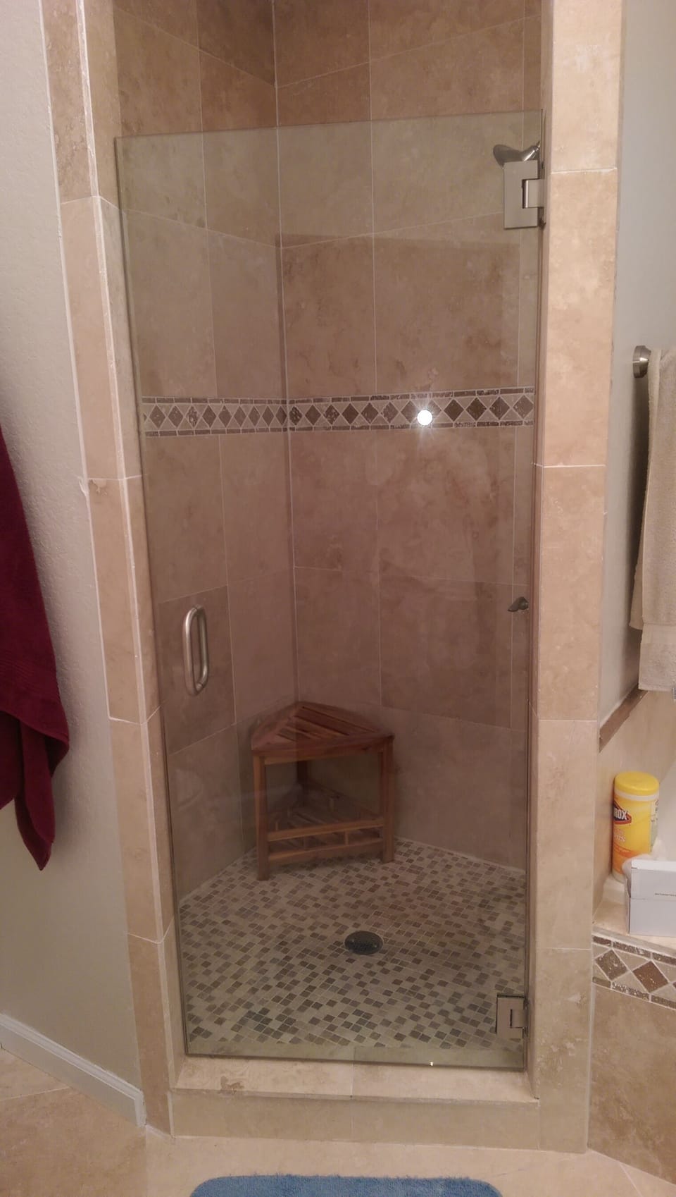 Master shower