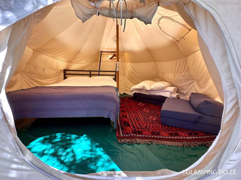 Olive Tree Tent Interior