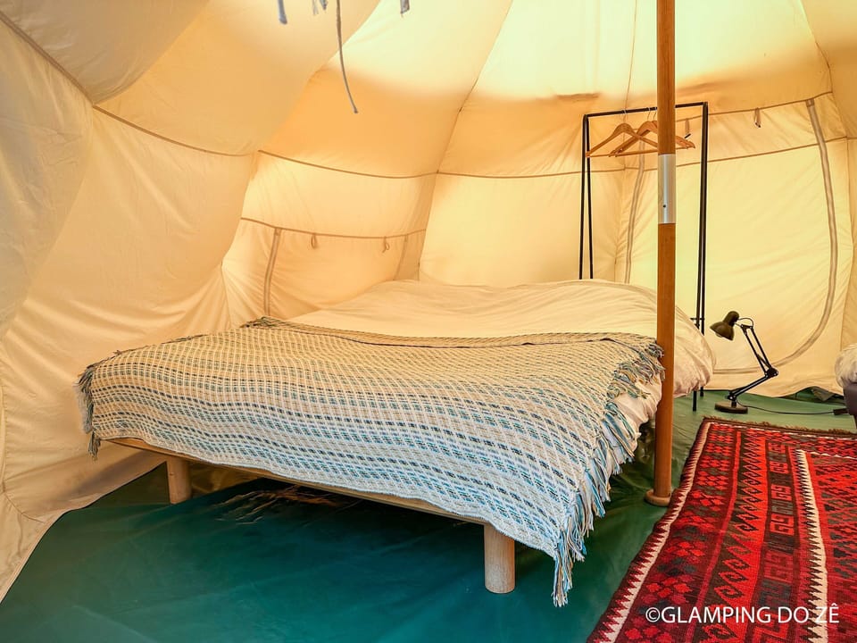 Orange Tree Bell Tent Interior