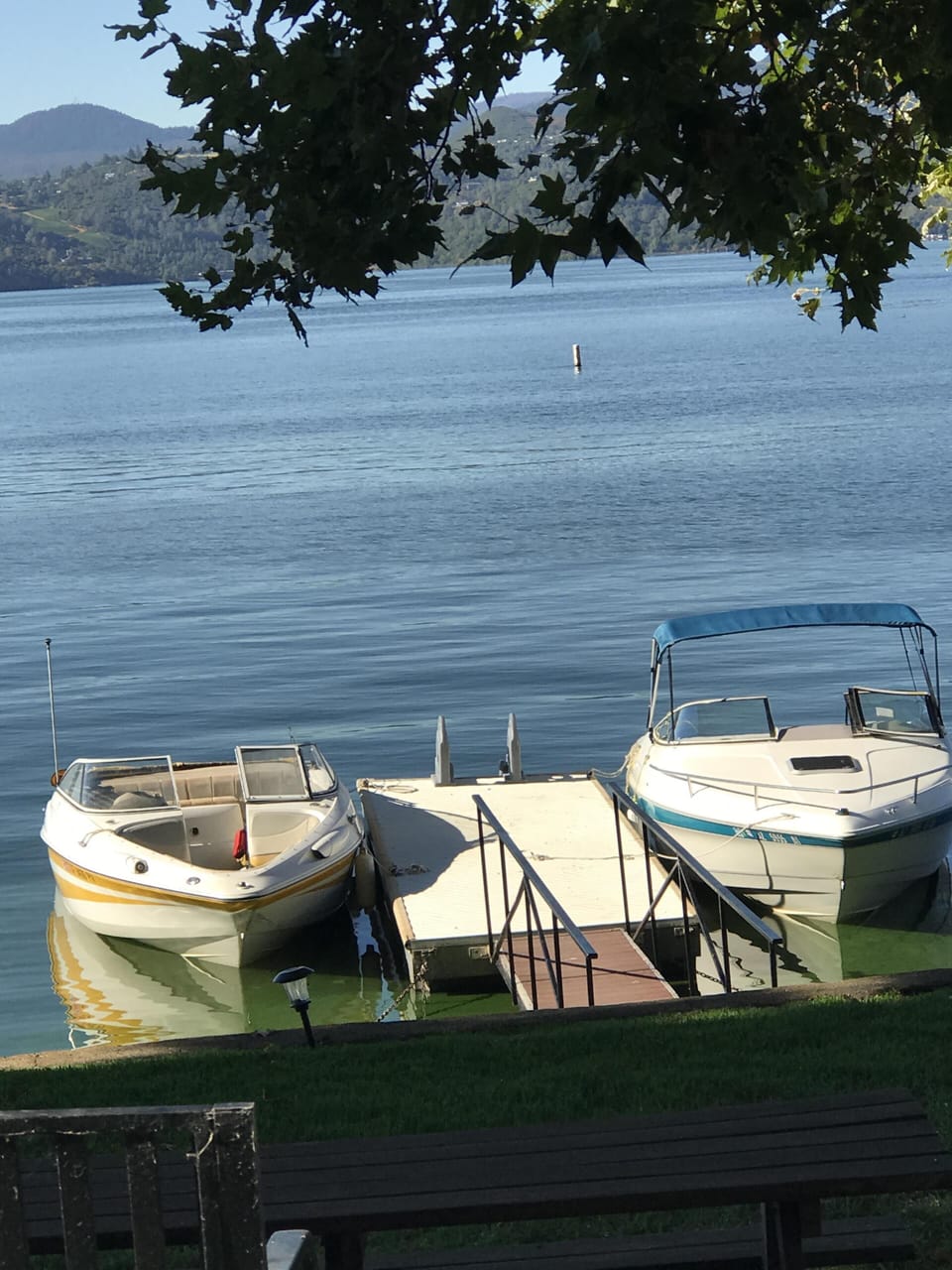 Boat Dock Holds 2 Boats