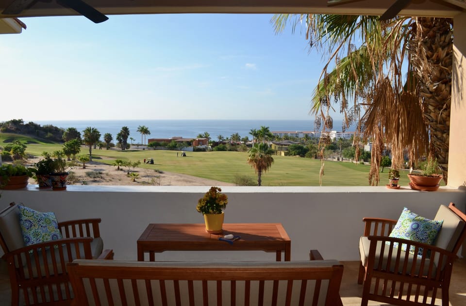 Ocean and Golf View from the veranda