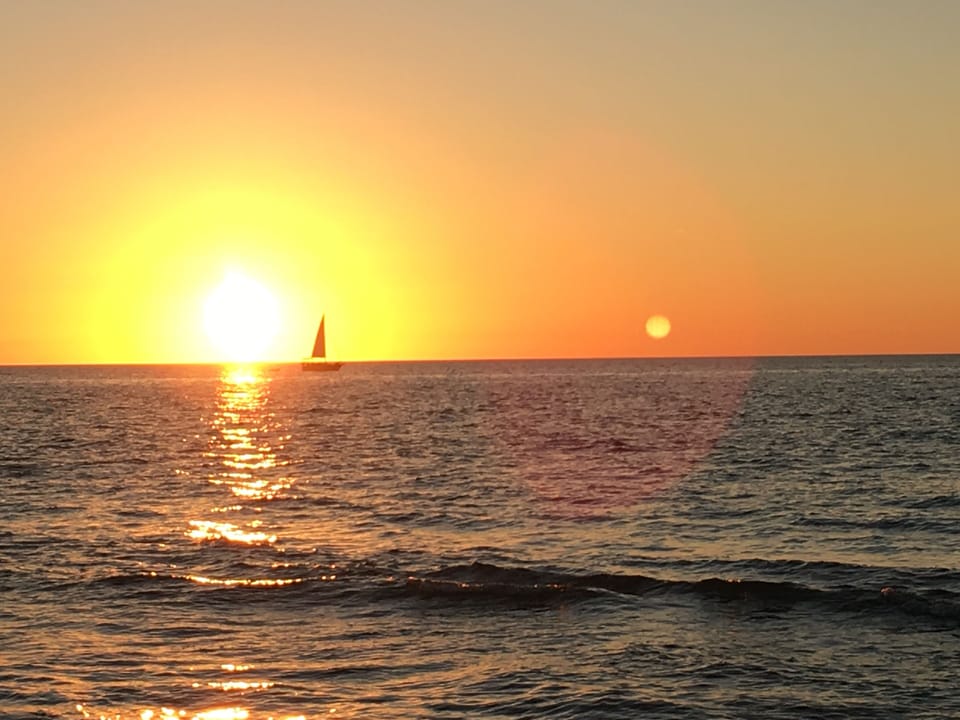 Sunset picture from our beautiful beach. 