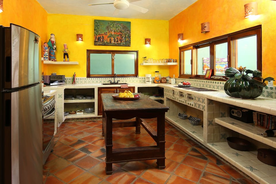 Large kitchen. 