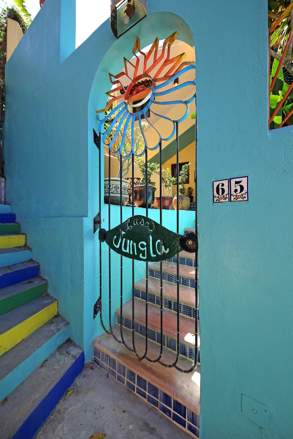 The hand-made gate