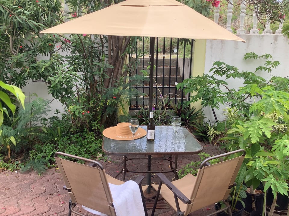 A place to chill in the garden.