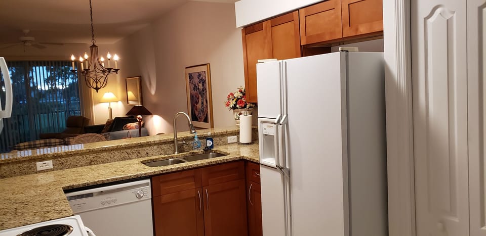 New in 2019. Microwave, faucet, disposer.