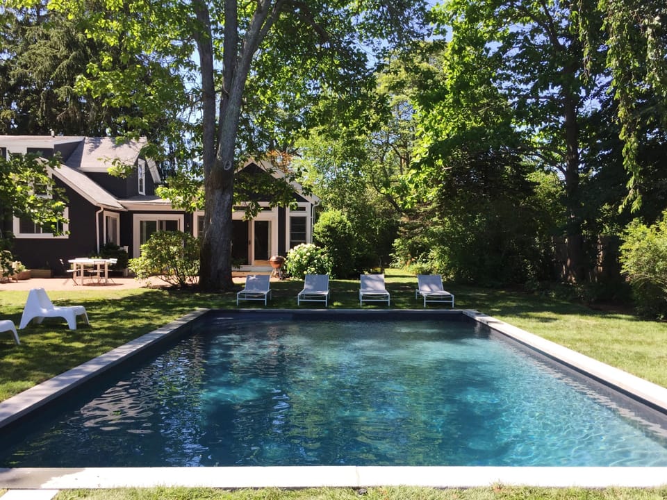 Brand New Salt Water pool with loungers
