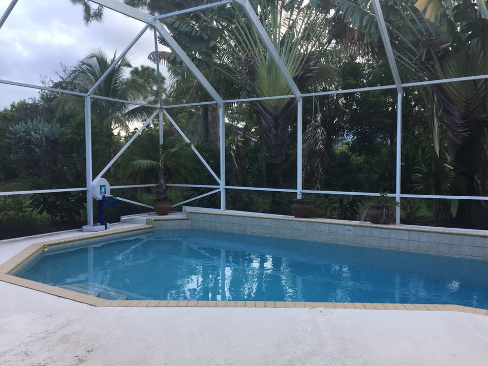 Lovely private saltwater pool
