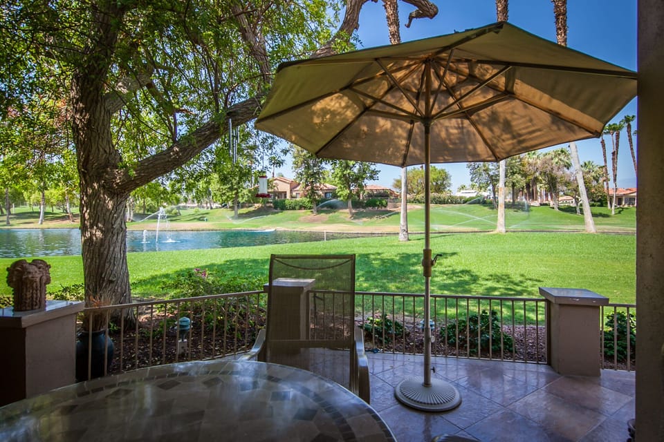View from Patio across one of 2 lakes