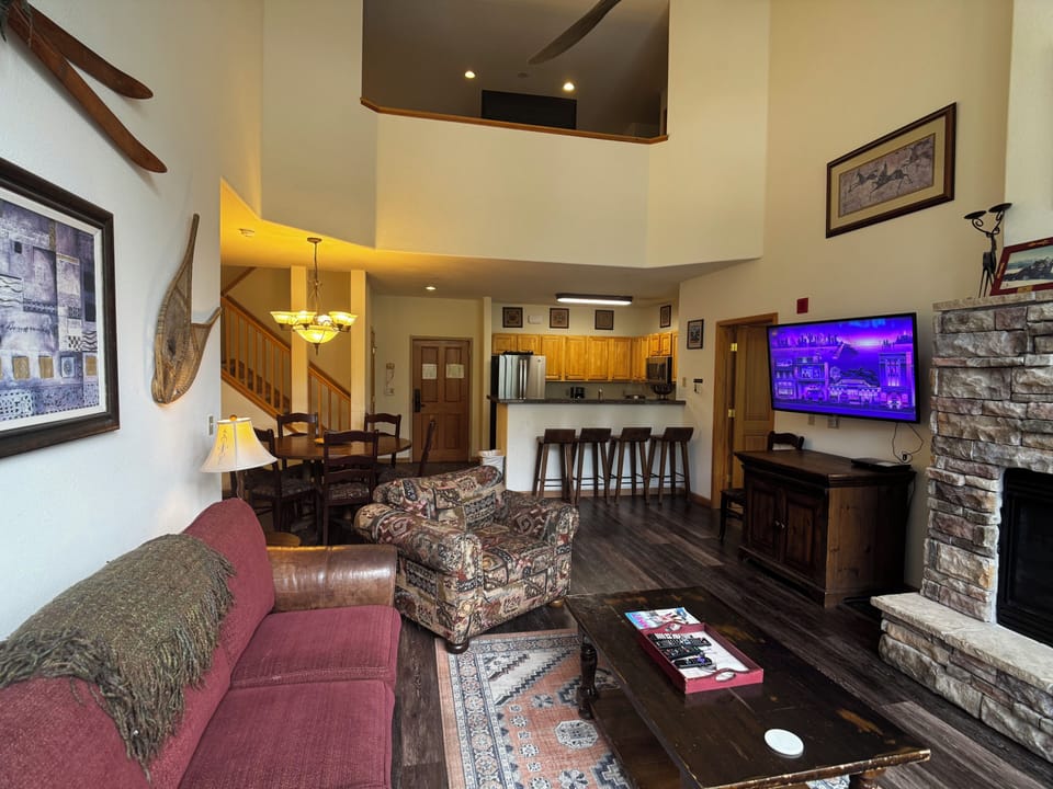 Four bedrooms and four full bathrooms mean everyone enjoys their own private spa