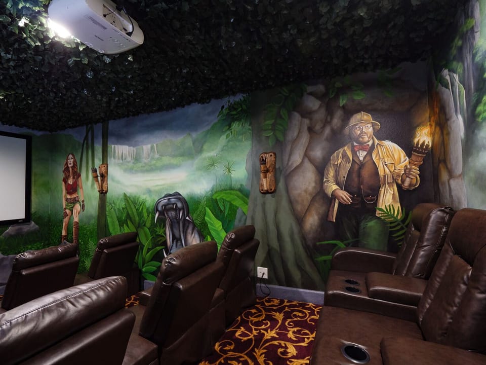 The Jumanji 2.0 theater!