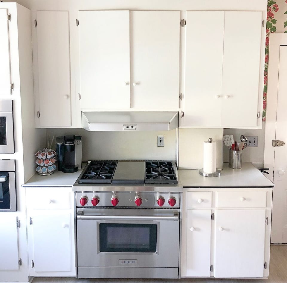 Wolf  stove top and oven with optional griddle 
