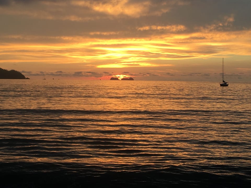 Playa  portrero sunset