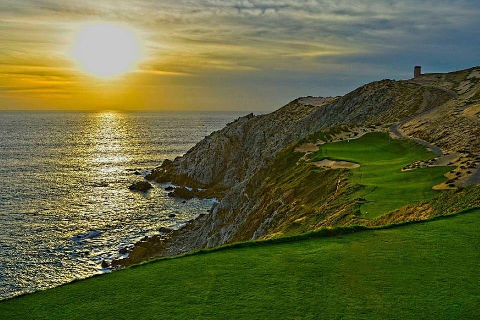 You get lost in the scenery--your golf game, well........
