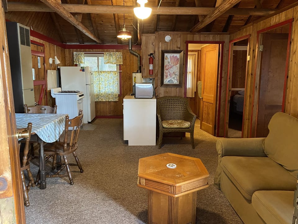 Kitchen and living room