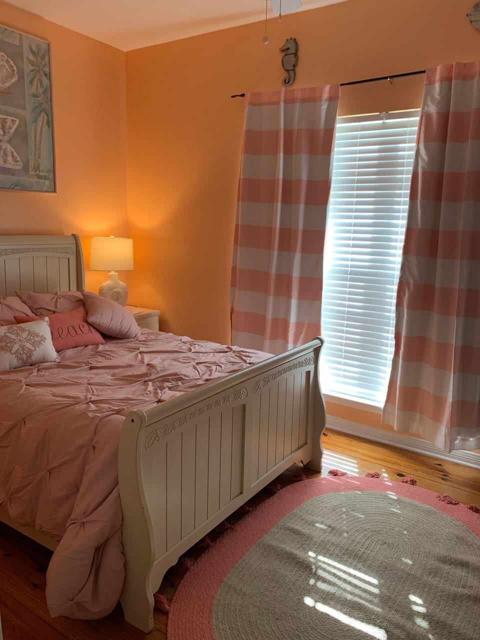 Peachy beachy room