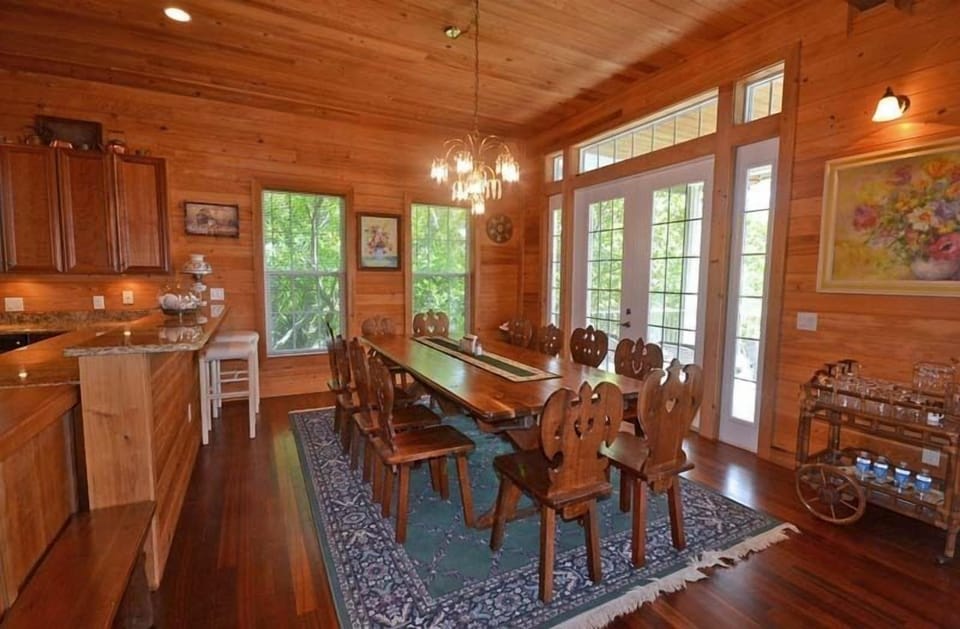 Large dining table