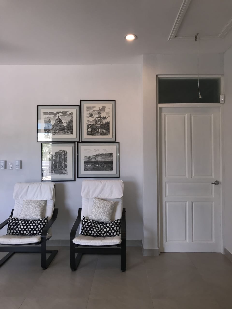Hallway, Master Bedroom Door
