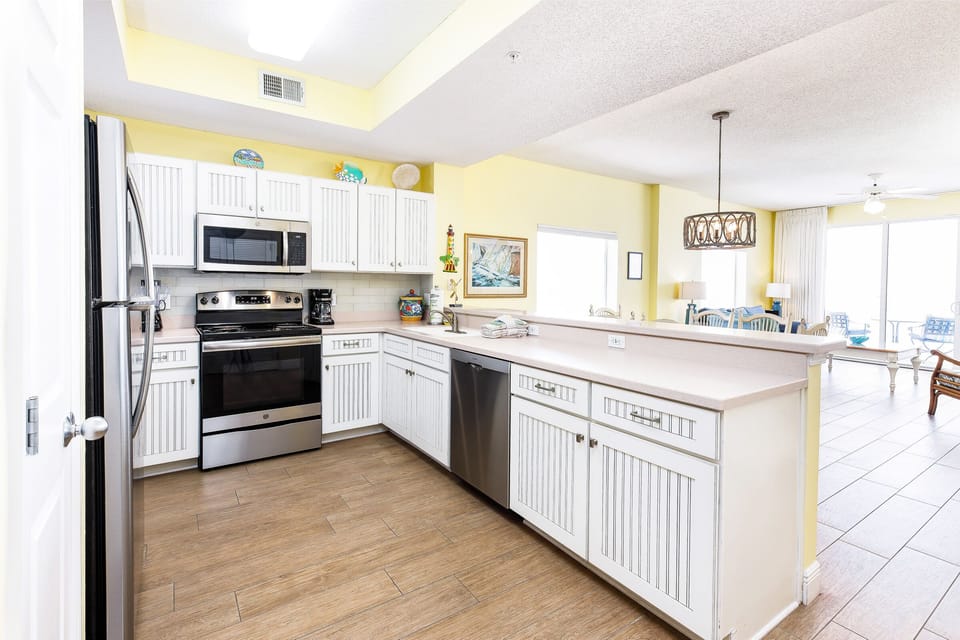 Kitchen - 
Gulf Dunes Resort Unit 601, Okaloosa Island Fort Walton Beach Vacation Rentals