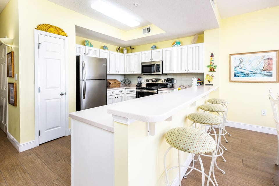 Kitchen - 
Gulf Dunes Resort Unit 601, Okaloosa Island Fort Walton Beach Vacation Rentals