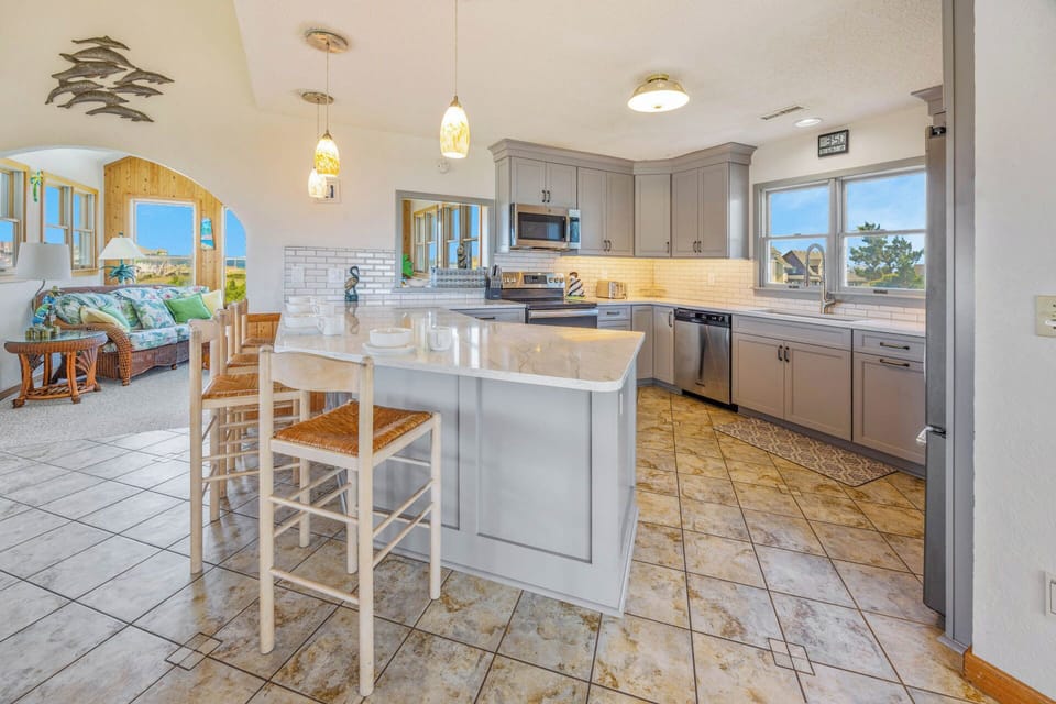 Surf or Sound Realty - 389 - Salty Dawg - Kitchen -2