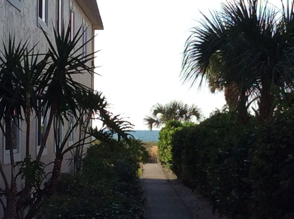 Sidewalk to beach