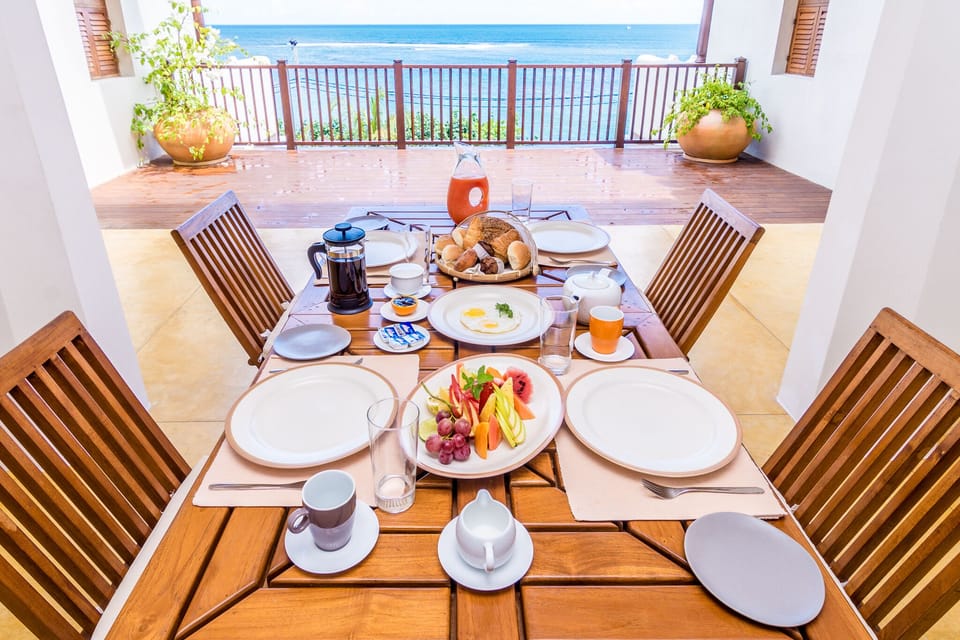 OCEAN FACING PRIVATE BREAKFAST PAVILION