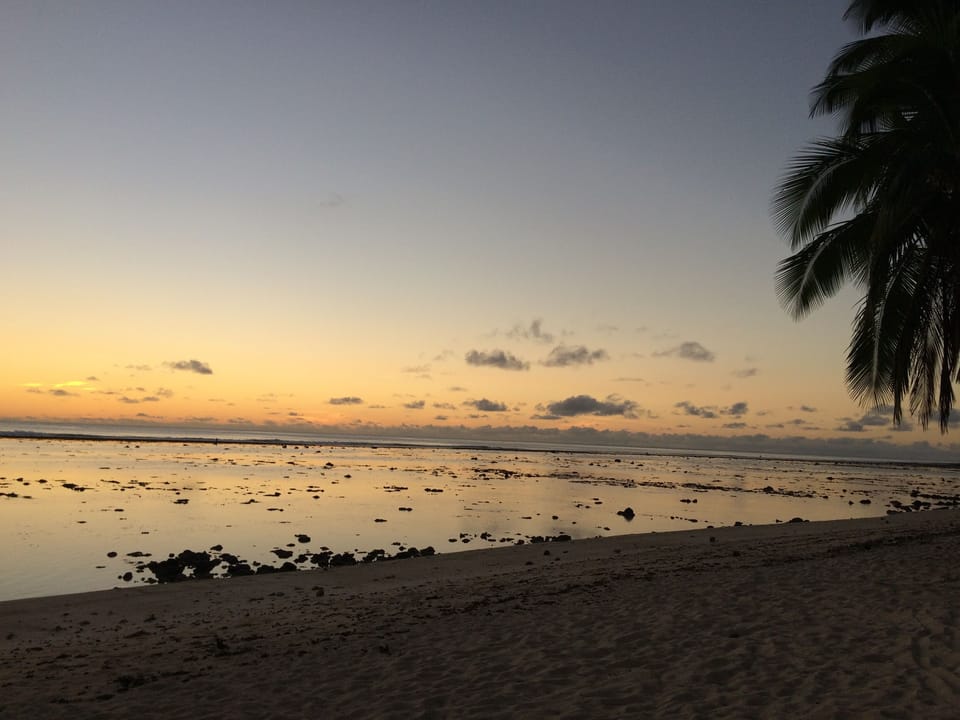 sea view at low tide
