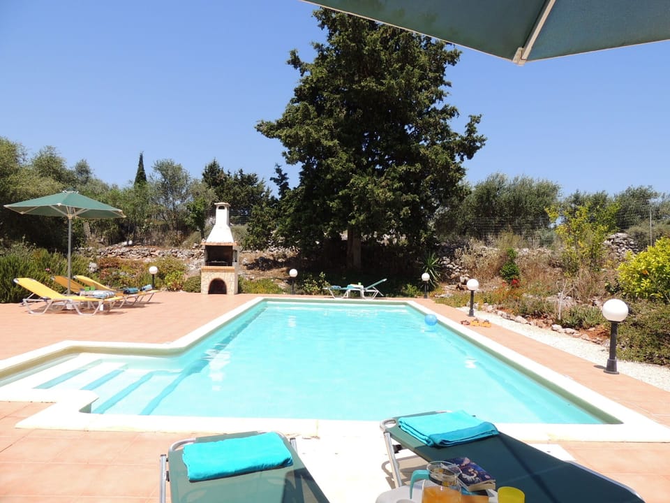 Pegasus large pool with Roman end and steps.