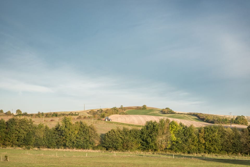 Views to the front of Bruet Gites.