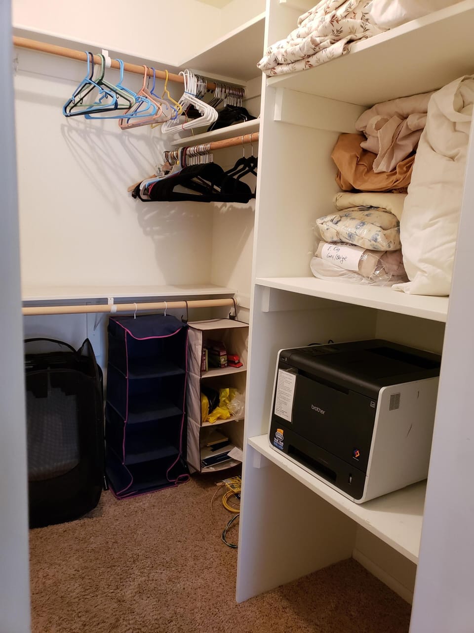 Printer in Master closet