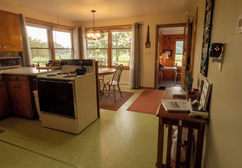 kitchen and dining