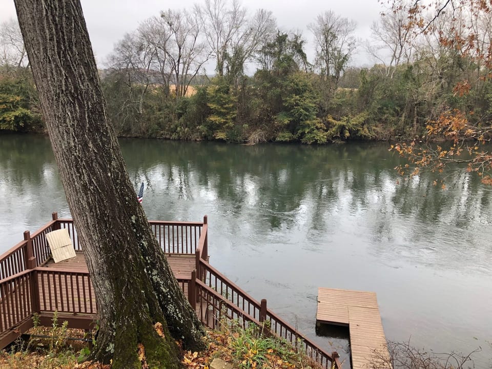 View of lower deck and dock