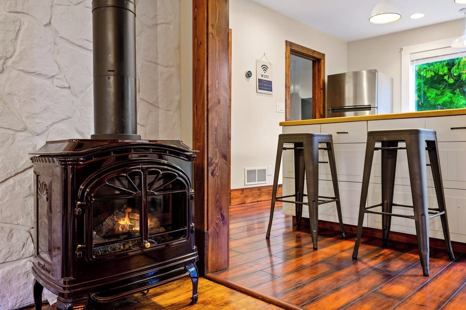Propane fireplace
