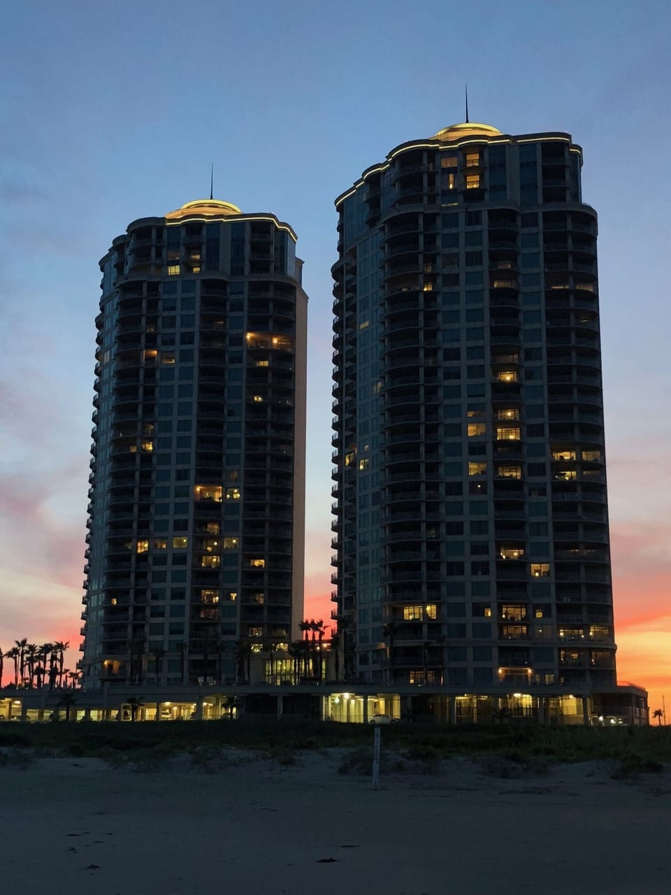 Our tower is on the right 