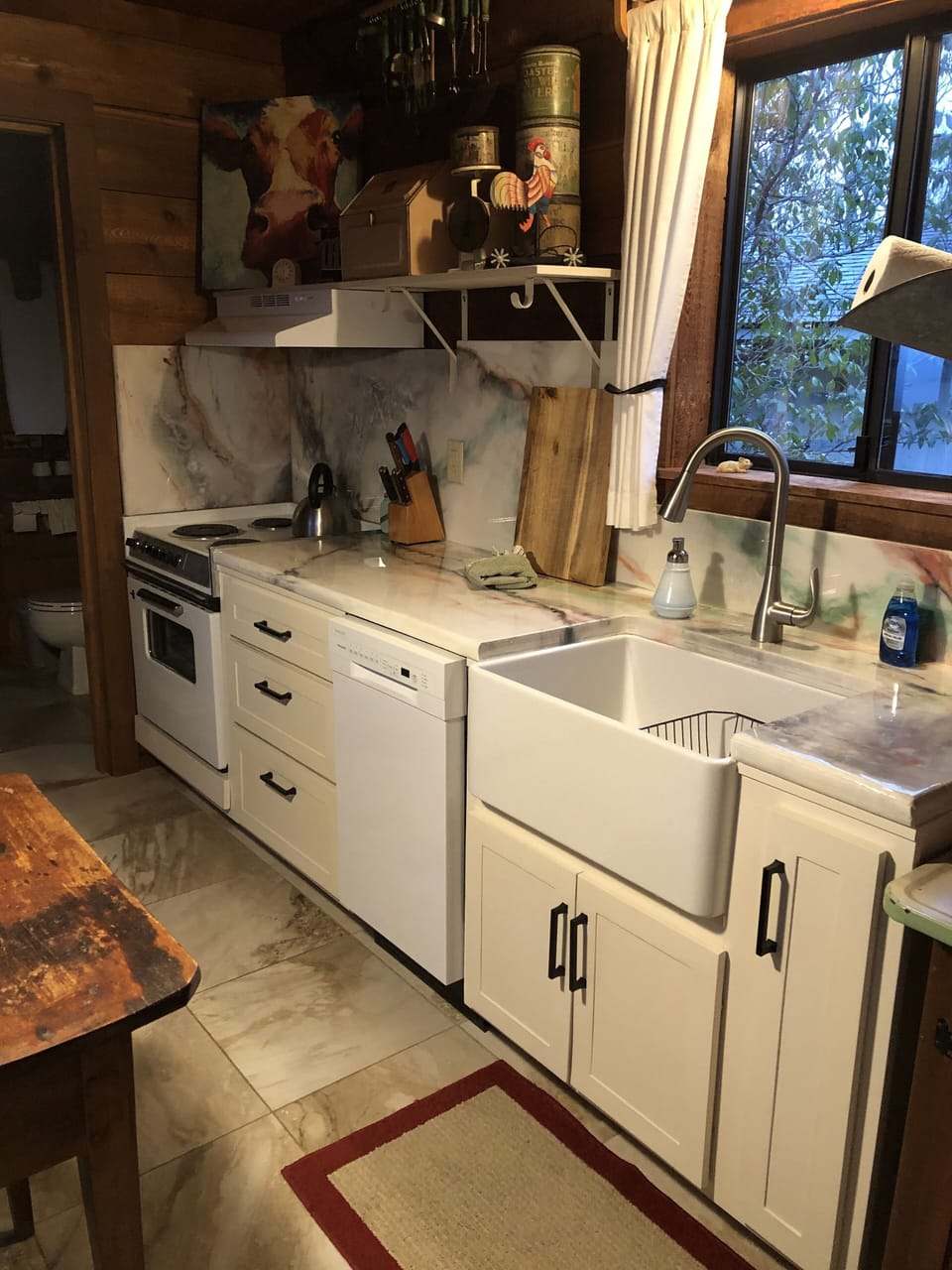 2023 - Kitchen update, Beautiful cabinet with epoxy counter tops and back splash