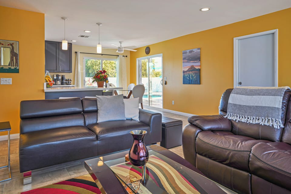 Lounge on the recliner or the sectionals...