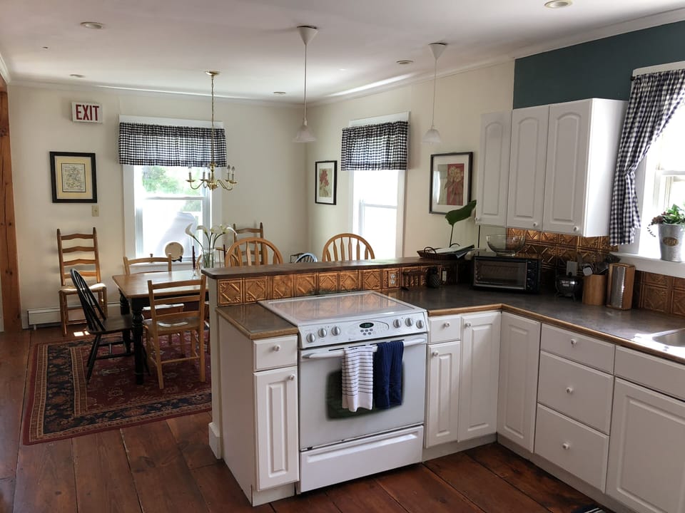 Open kitchen area