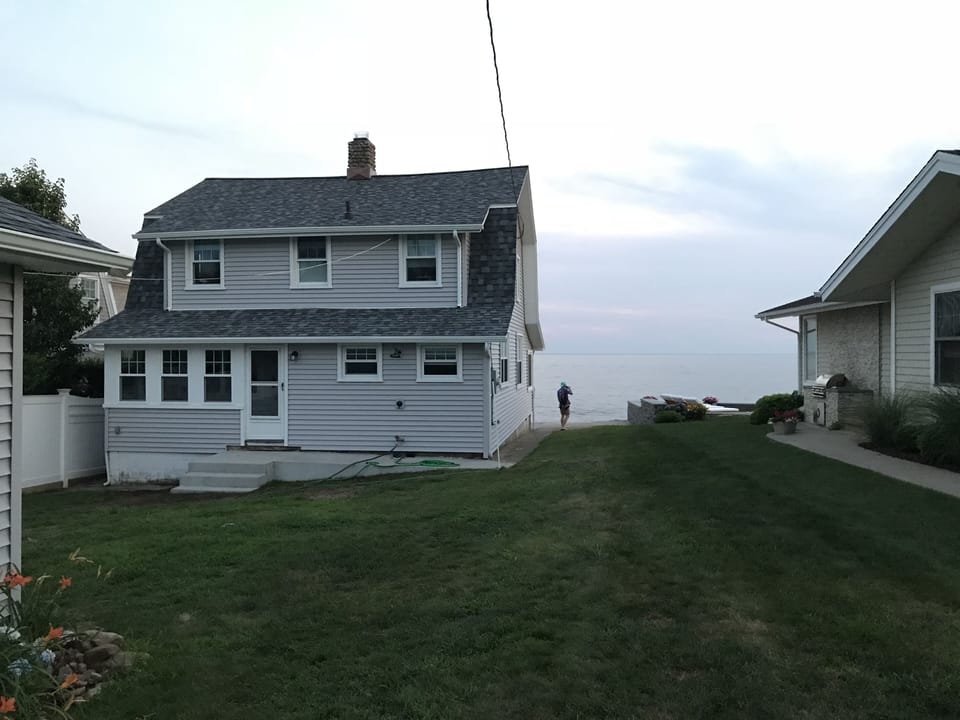 Large yard for games 