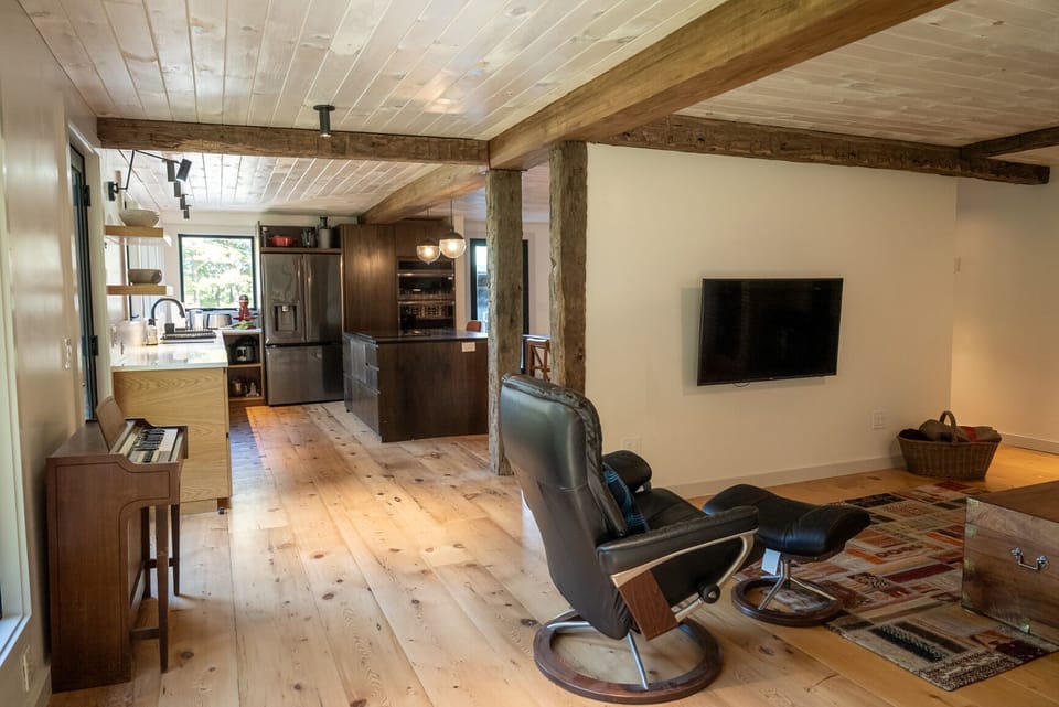 Open kitchen/living room plan