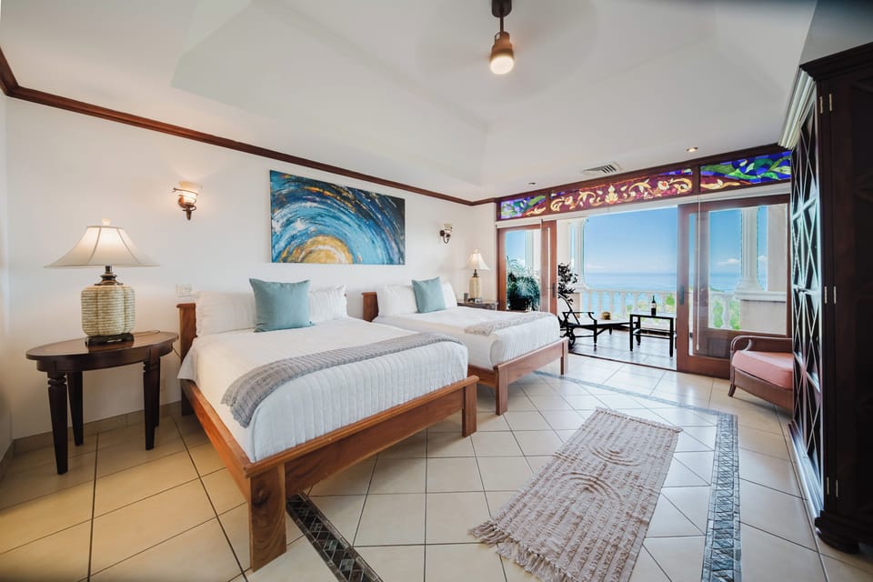 Air-conditioned bedrooms designed for restful nights