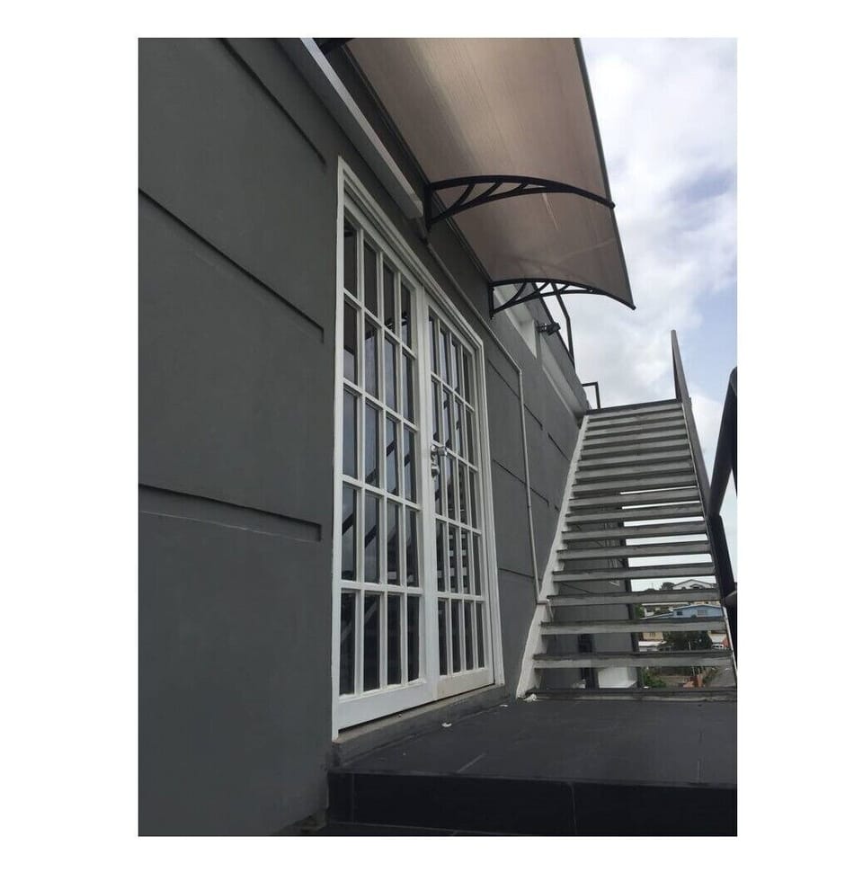 Steps to second floor apartment front door
