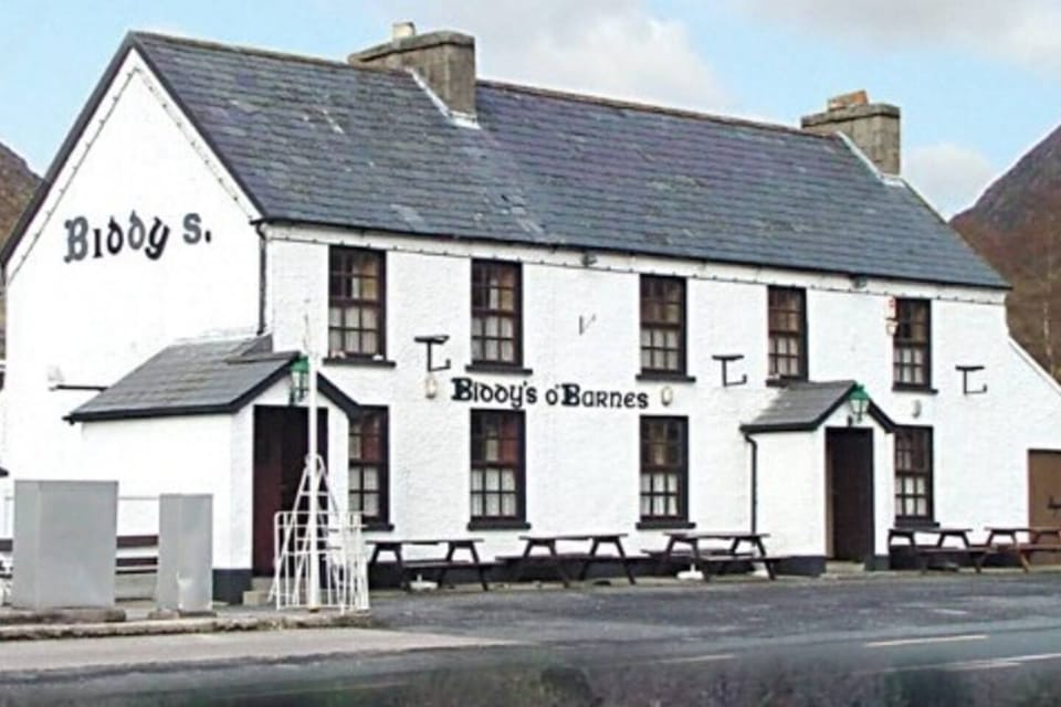 Our local pub Biddys O Barnes only a 5 minute drive away