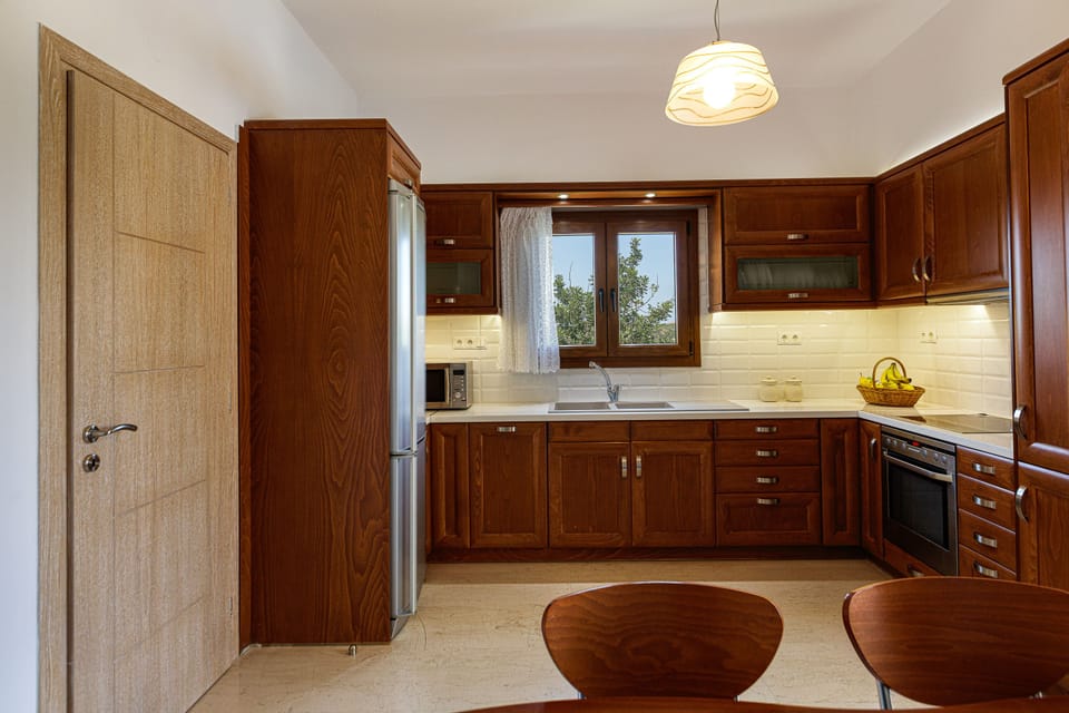 A fully equipped kitchen for culinary wonders.